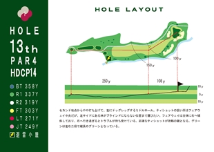 ■【13HOLE】　PAR4